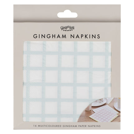 Färgade Servetter Pastell 16,5cm 16st