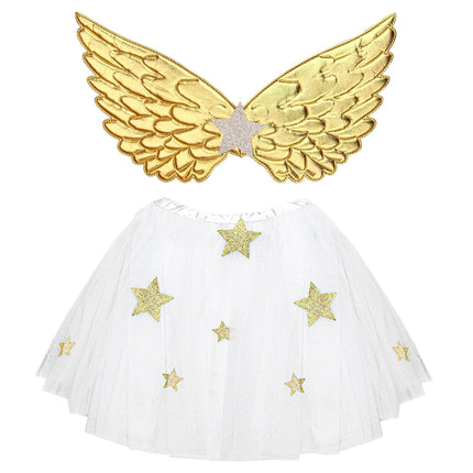 Ängel Dräktset Flicka 2 delar