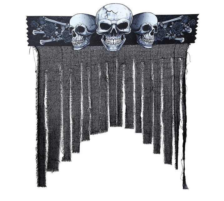 Halloween dörrgardin Skelett