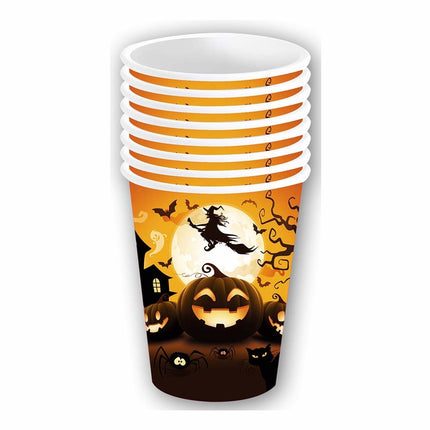 Halloween-muggar Pumpa 355ml 6st