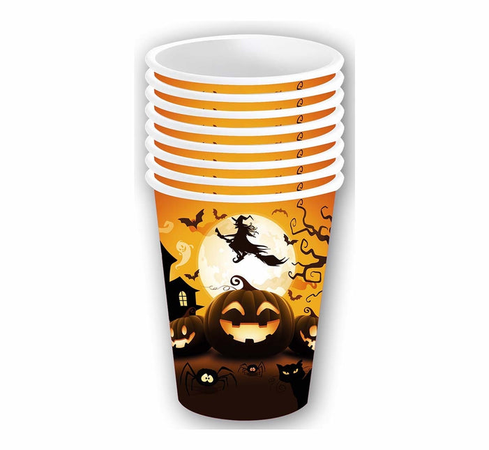 Halloween-muggar Pumpa 355ml 6st