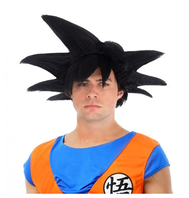 Goku Saiyan Peruk Svart Dragon Ball Z