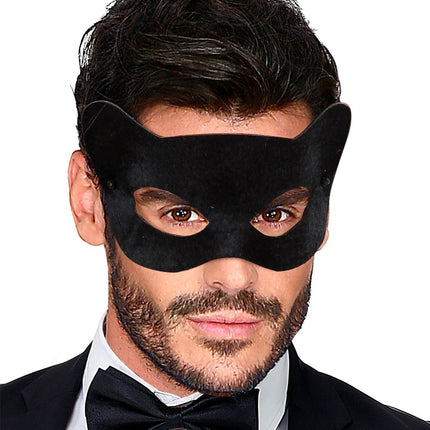 Cat eye-mask Svart