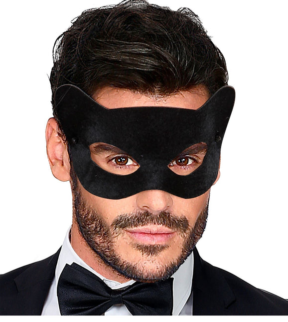 Cat eye-mask Svart