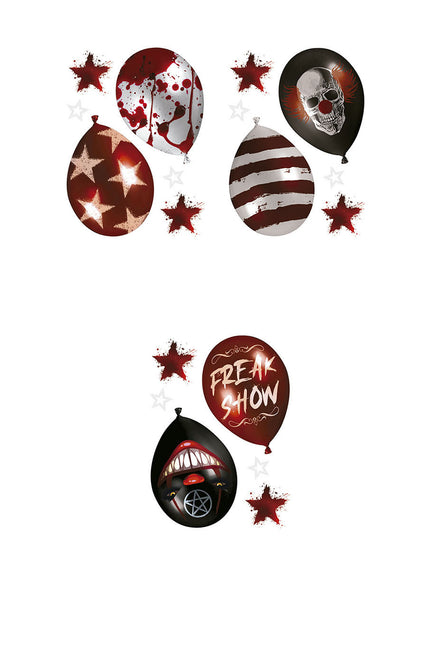 Halloween-fönsterdekoration Ballonger