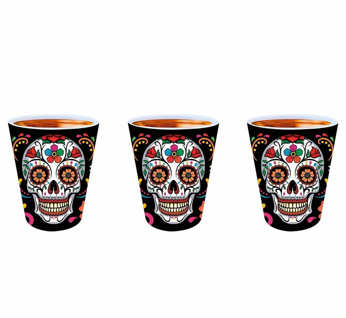Dia De Los Muertos Shotglas 5cm 3st