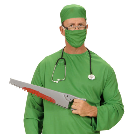 Silver falsk såg 55cm