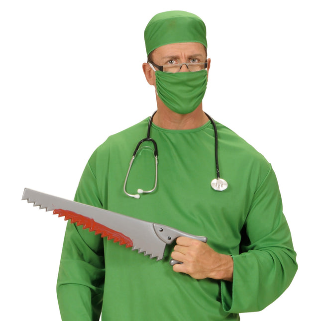 Silver falsk såg 55cm