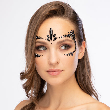 Moon Terror Halloween Ansiktssmycken Feisty Feline