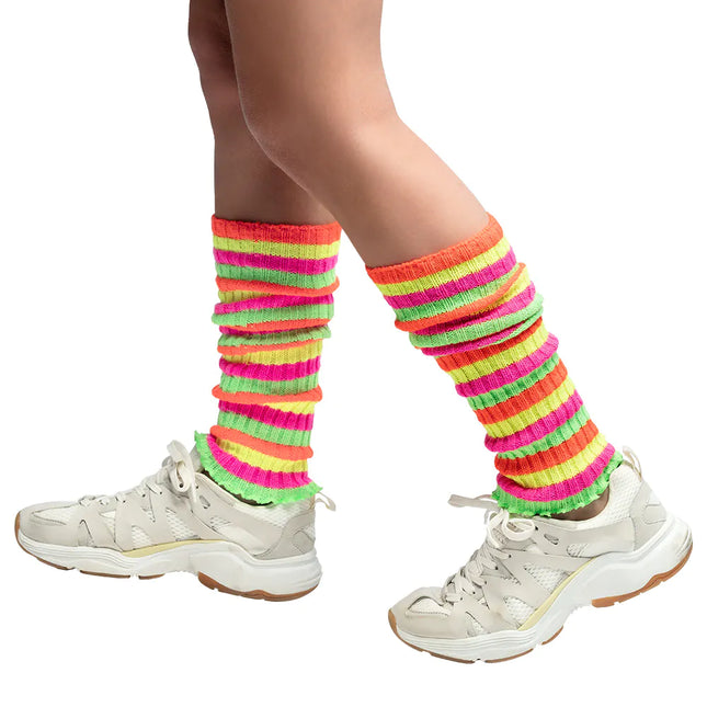 Färgade benvärmare Neon