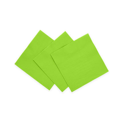 Lime Green Servetter 3 Lager 24cm 20st