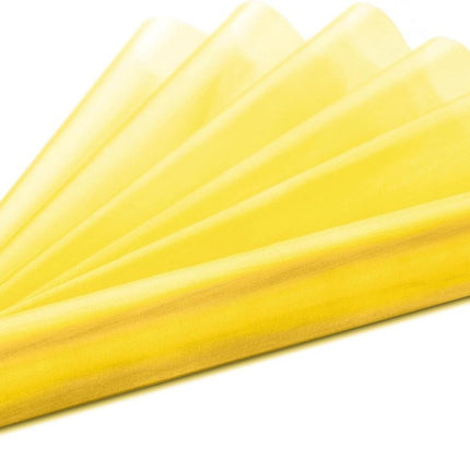 Gul Organza Tyg 36cm 9m