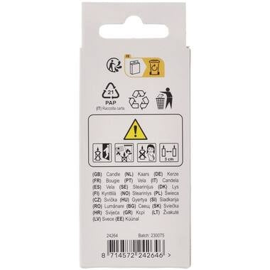 Stearinljus Pastell Figur 4 Mångfärgad