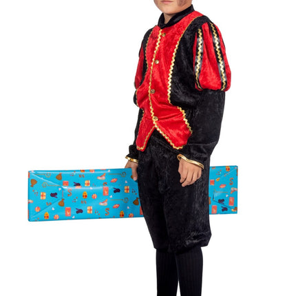 Pietenpak Kind Röd/Svart Luxe