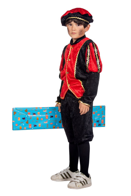 Pietenpak Kind Röd/Svart Luxe