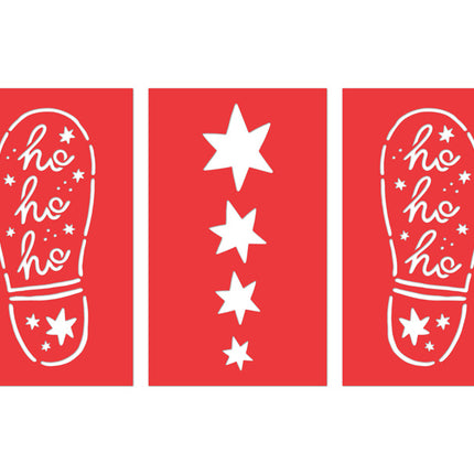 Fotavtryck tomte 3st