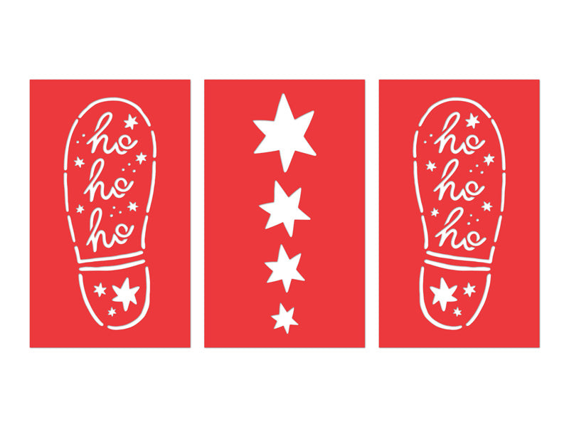 Fotavtryck tomte 3st