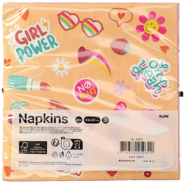 Emoij Servetter 33cm 20st