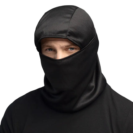 Svart Ninja Ninja Hood