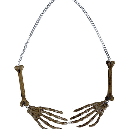 Halloween-halsband Skelettarmar