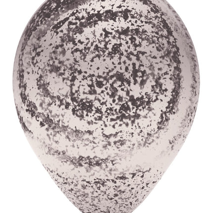 Ballonger Graffiti Svart Kristall Klar 30cm 25st