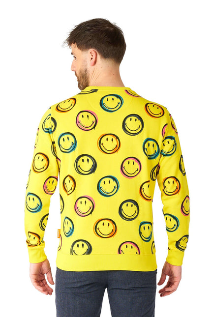 Smiley Smudge Sweater Herr <tc>OppoSuits</tc>