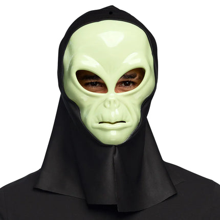 Halloween Mask Green Alien