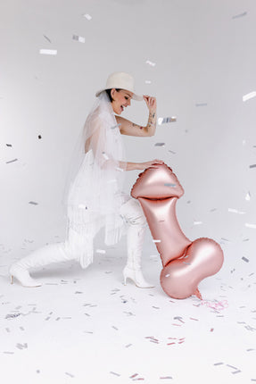 Polterabend Heliumballong Pecker Tom