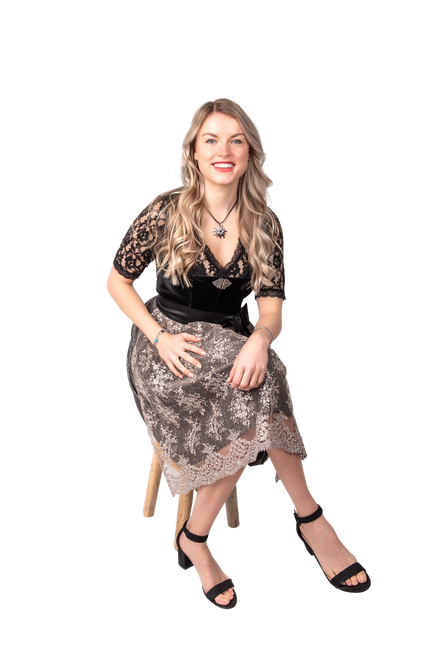 Svart Dirndlklänning Oktoberfest Damer Sammet