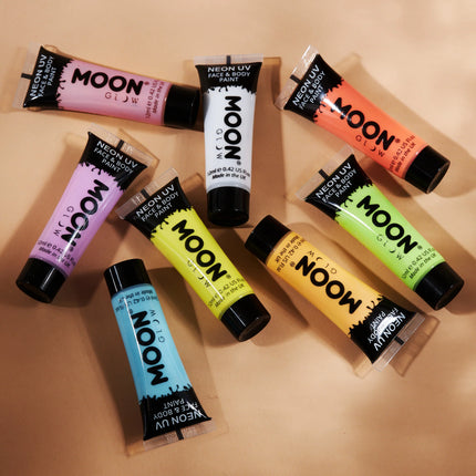Moon Glow Pastel Neon UV Ansiktsfärg Pastellblå 12ml