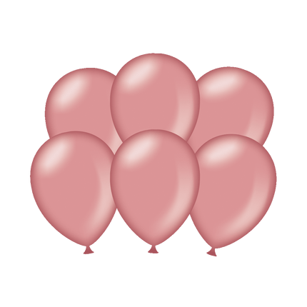 Rose Gold Ballonger Metallic 30cm 6st