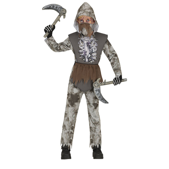 Ninja Dräkt Barn Grå