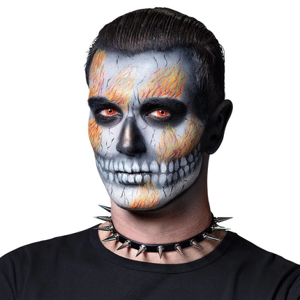 Röd Gul Färg Linser Helvete