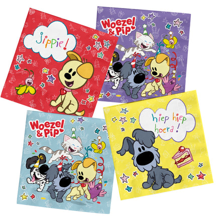 Woezel En Pip Servetter 33cm 20st