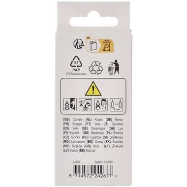 Stearinljus Pastell Figur 7 Mångfärgad