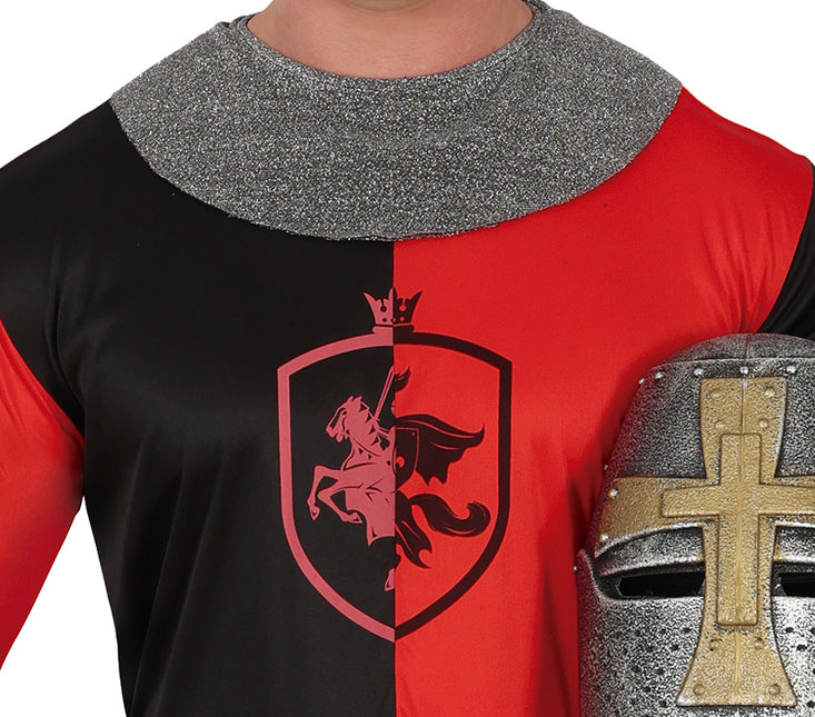 Riddardräkt Blå Röd Män