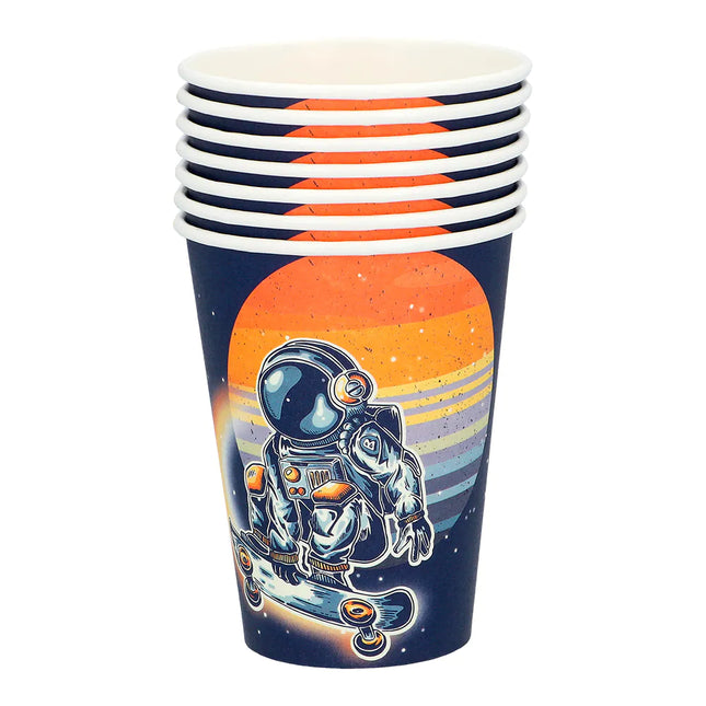 Space Party Cups Papper 21cl 8st