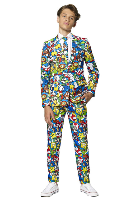 Super Mario kostym pojke tonåring <tc>OppoSuits</tc>
