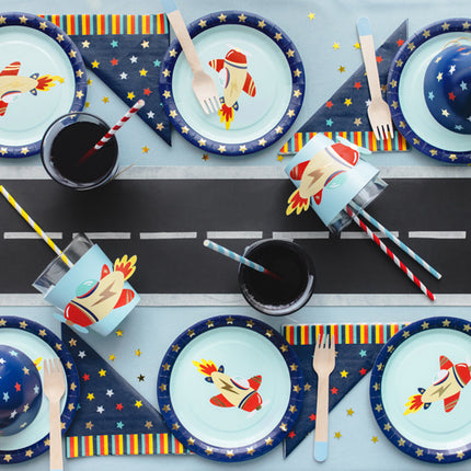 Rymdplattor 18cm 6st