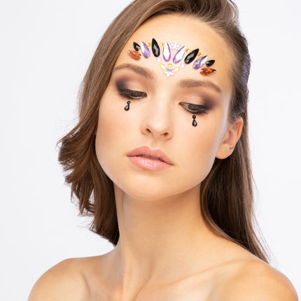 Moon Terror Halloween Ansiktsjuveler Evil Queen