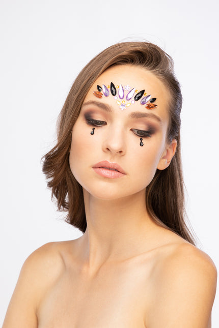 Moon Terror Halloween Ansiktsjuveler Evil Queen