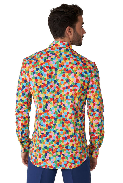 Party Confetti Skjorta Herr <tc>OppoSuits</tc>