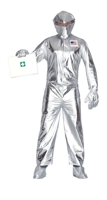 Astronautdräkt Silver Herr