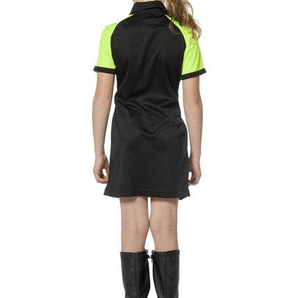 Polis Klänning Svart Gul Flicka