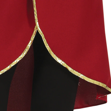 Piratdräkt Bordeaux Röd Dam