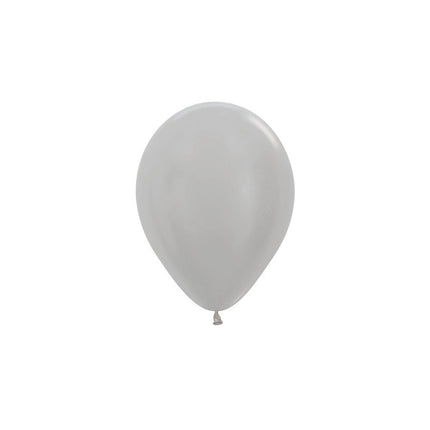 Ballonger Pärla Silver 12cm 50st
