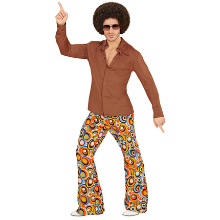 Disco 70S Blus Brun Herr