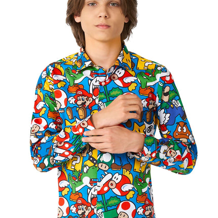 Super Mario tröja pojke tonåring <tc>OppoSuits</tc>