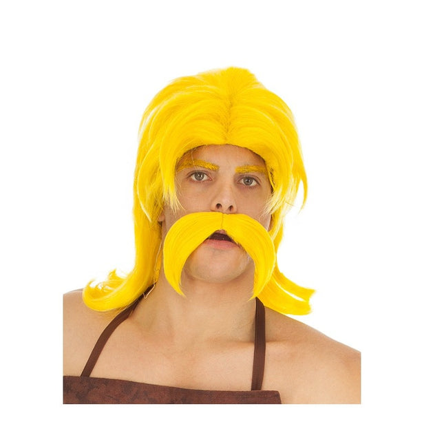 Fulliautomatix Asterix Peruk med mustasch