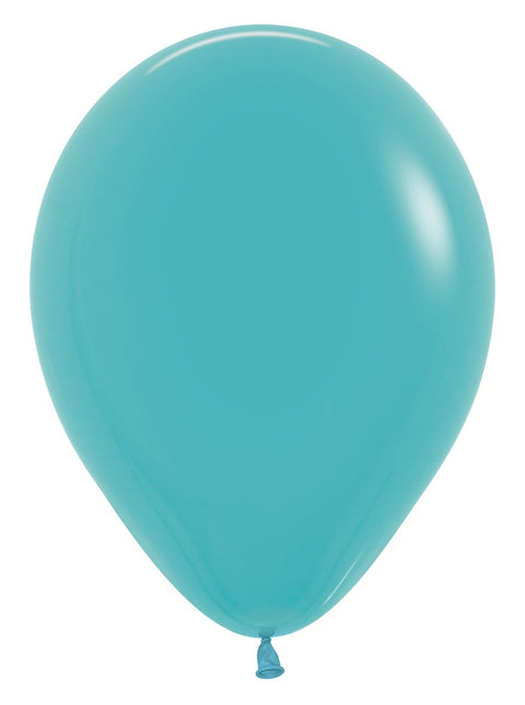 Ballonger Karibisk Blå 30cm 50st